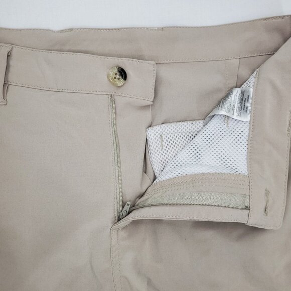 Columbia PFG Grander Marlin II Offshore Shorts Mens 30x10" Beige Fishing Stretch - Picture 3 of 11